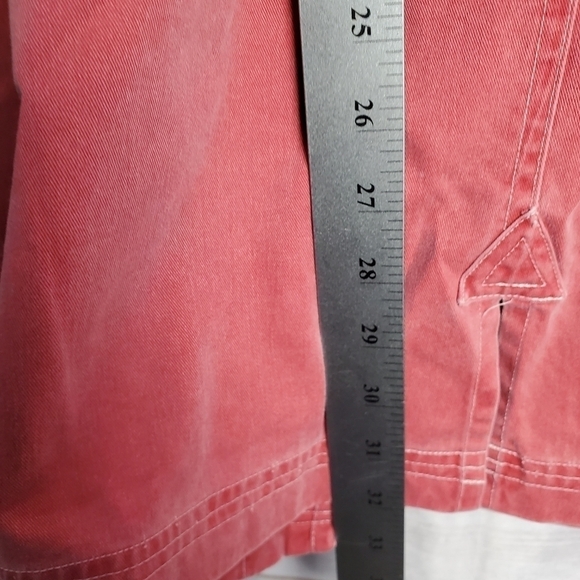 Cambridge Dry Goods Light Red Safari Cinched Waist Lightweight Jacket Size Large - Picture 10 of 11
